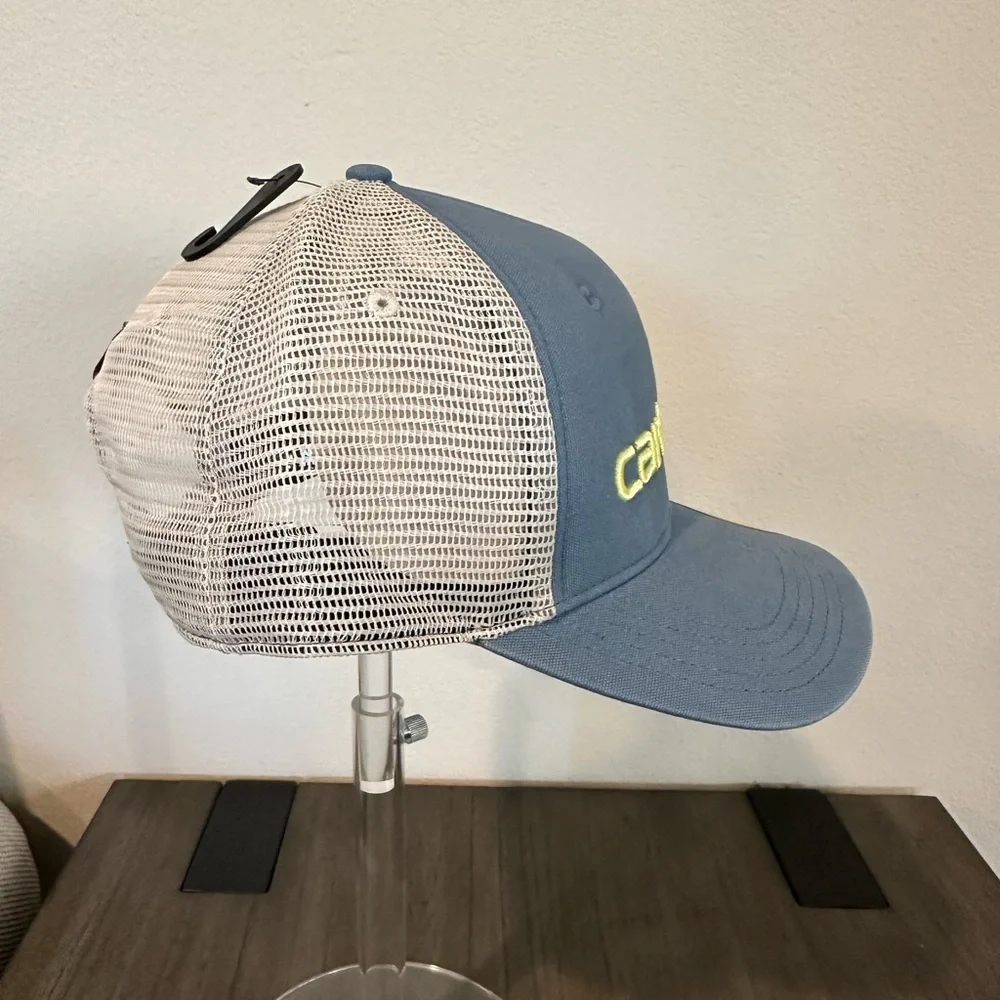 Carhartt Men's Canvas Mesh-Back Logo Graphic Cap